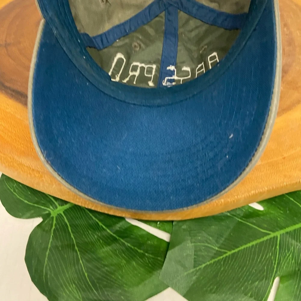 Retro BASS PRO Shops Olive Camo Green Canvas Cap